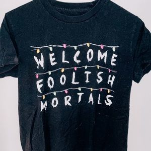 Lost Bros - welcome foolish mortals lights tee